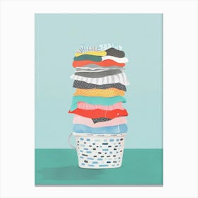 Laundry Basket 9 Canvas Print