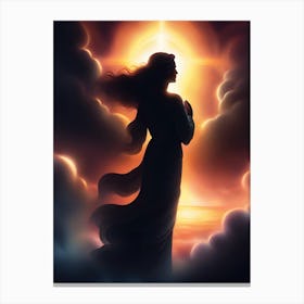 Woman Of The Cloud 1 Canvas Print