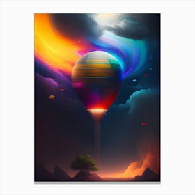 Hot Air Balloon Canvas Print