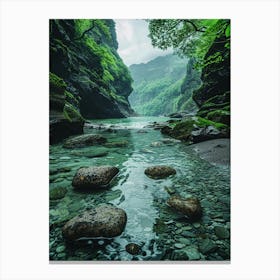 River In The Mountains 1 Canvas Print