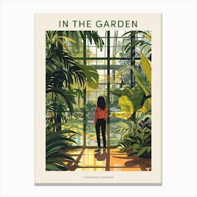In The Garden Poster Longwood Gardens Usa 3 Canvas Print