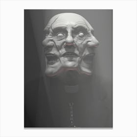 Mask Of A Priest Canvas Print
