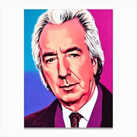 Alan Rickman Pop Movies Art Movies Canvas Print