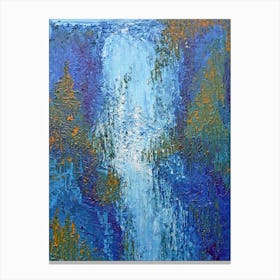 Abstract Waterfall Canvas Print
