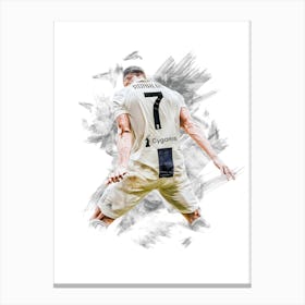 Cristiano Ronaldo Juventus 4 Canvas Print