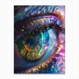 Colorful Eye 1 Canvas Print