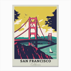 San Francisco Golden Gate Bridge Travel Canvas Print