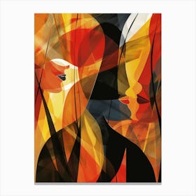 Abstract Of Women Canvas Print