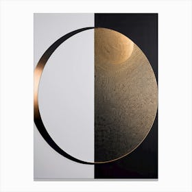 Celestial Dichotomy: The Veil of Duality Canvas Print