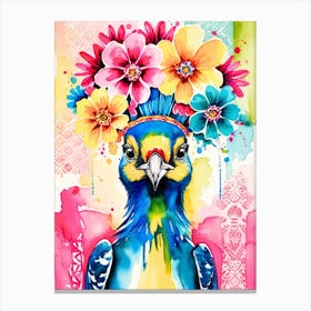 Colorful Parrot Canvas Print