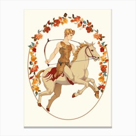 Centaur Realistic Illustration 1 Canvas Print