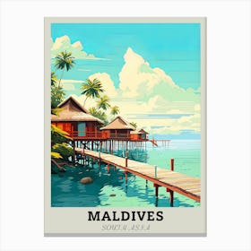 Maldives Southasia Canvas Print