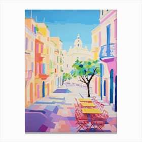 Siracusa, Italy Colourful View 2 Canvas Print