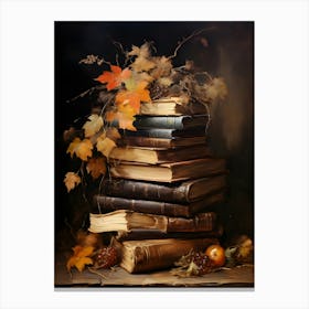 Autumn Books 1 Canvas Print