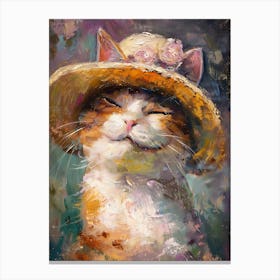 Cat In A Hat 7 Canvas Print