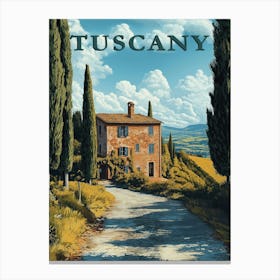 Tuscany, Idyllic Italian Countryside Poster Canvas Print