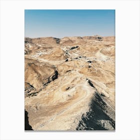 The Desert in Masada Canvas Print