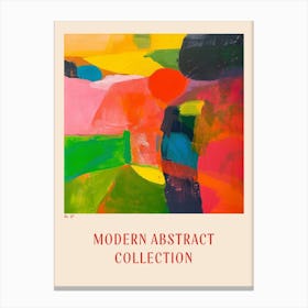 Modern Abstract Collection Poster 87 Canvas Print