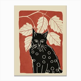 Black Cat 2 Canvas Print