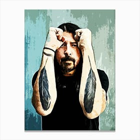Dave Grohl Foo Fighters 7 Canvas Print