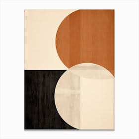 Cuxhaven Contrast, Geometric Bauhaus Canvas Print