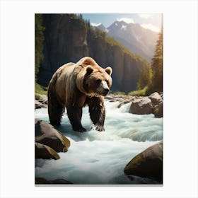 Grizzly Bear Canvas Print