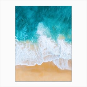 Aerial View Of A Beach 73 Canvas Print