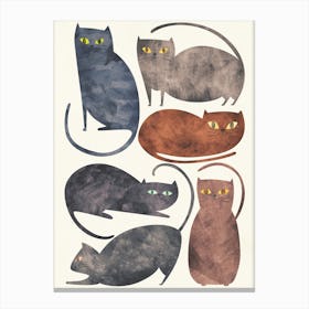 Cats in Canvas Print