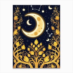 Astrology Card 3 Canvas Print