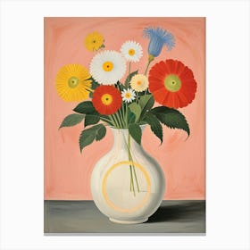 Flowers In A Vase 36 Canvas Print