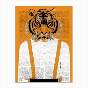 Tiger Braces Canvas Print