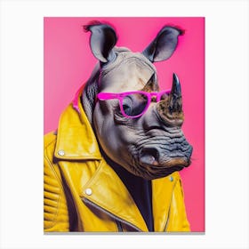 "Rhino" Canvas Print