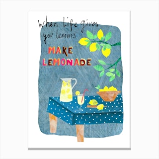 Make Lemonade Canvas Print