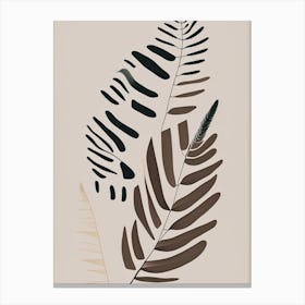 Wood Fern Simplicity Canvas Print