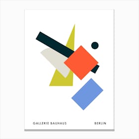Bauhaus Exhibition Poster 1 Canvas Print