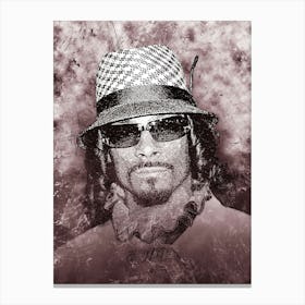 Snoop Dogg Scribble Canvas Print