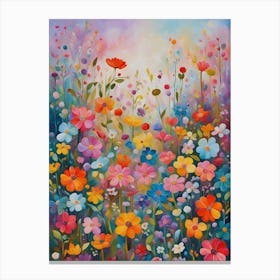 Flowers In The Garden Canvas Print