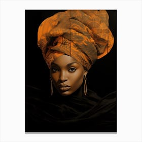 Portrait Of African Woman 6 Canvas Print