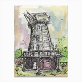 Woodchurch Windmill 27th April 2024 Canvas Print