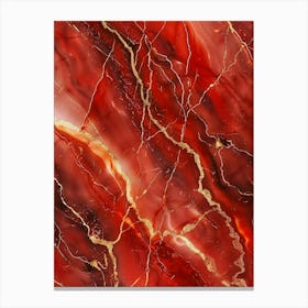 Bloody marble backdrop Canvas Print