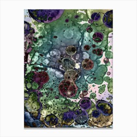 Abstraction Colored Bubbles 1 Canvas Print