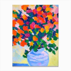 Flowers Matisse Inspired Flower Canvas Print