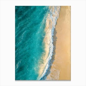 Aerial View Of A Beach 143 Canvas Print