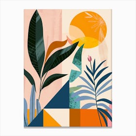 Tropical Print Canvas Print