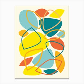 Colorful Mid Century Modern Abstract 23 Canvas Print