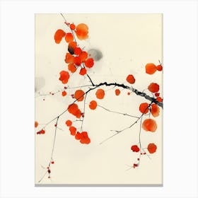 Chinese Autumn Leaves Canvas Print