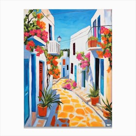 Djerba Tunisia 4 Fauvist Painting Canvas Print