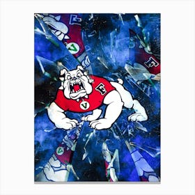 Fresno State Bulldogs 1 Canvas Print