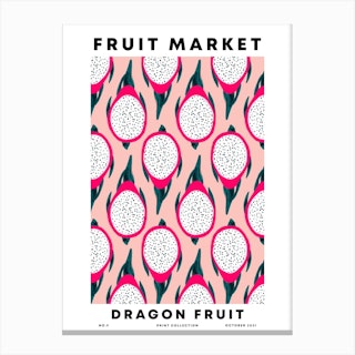 Dragon Fruit Fruit Market Canvas Print