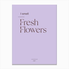 Fresh Flowers 1 Canvas Print